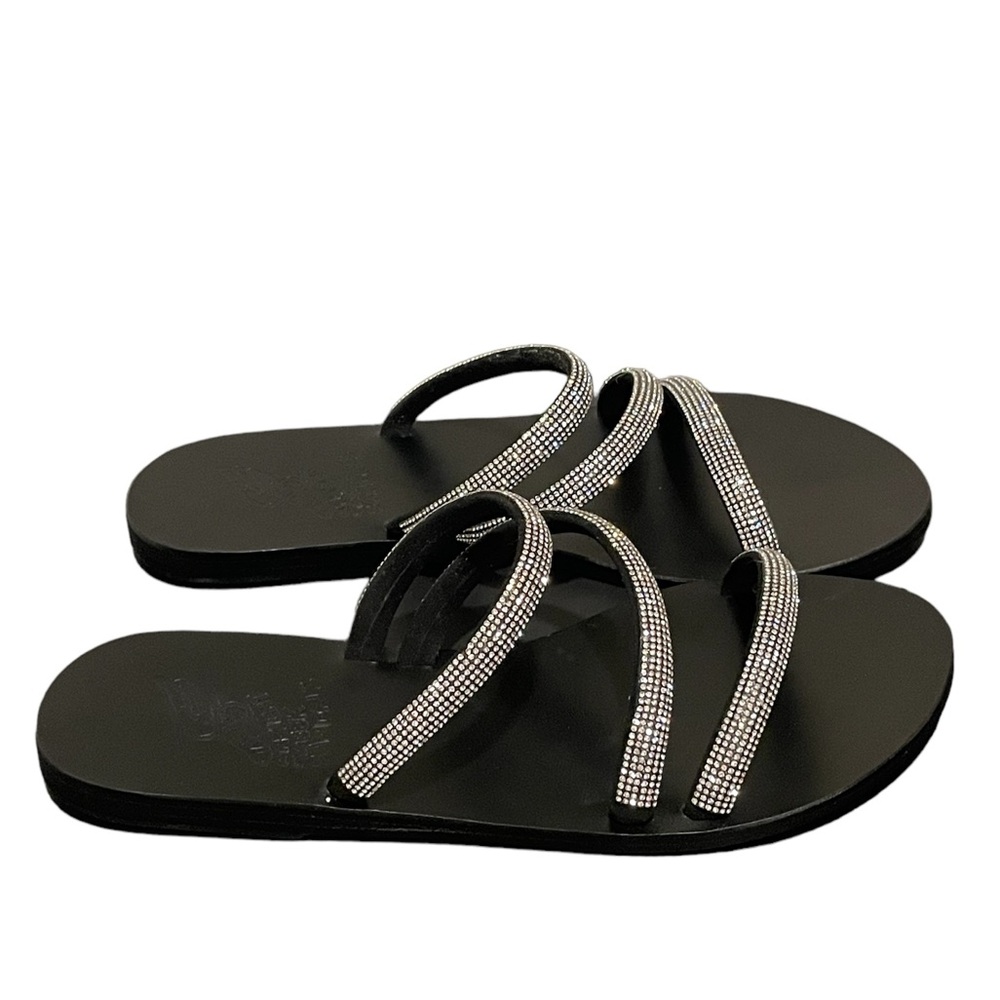 Ancient Greek Polytimi Diamante Sandals Sz 39.